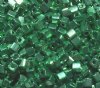 50g 3x3mm Metallic Green Tiny Cubes